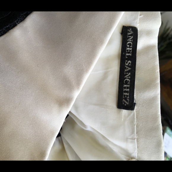 Rare Vintage Angel Sanchez Couture  Strapless Gown - Picture 4 of 5